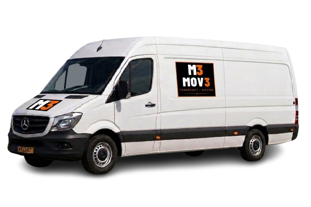 Mov3 Transport vrachtwagen op weg door Belgie